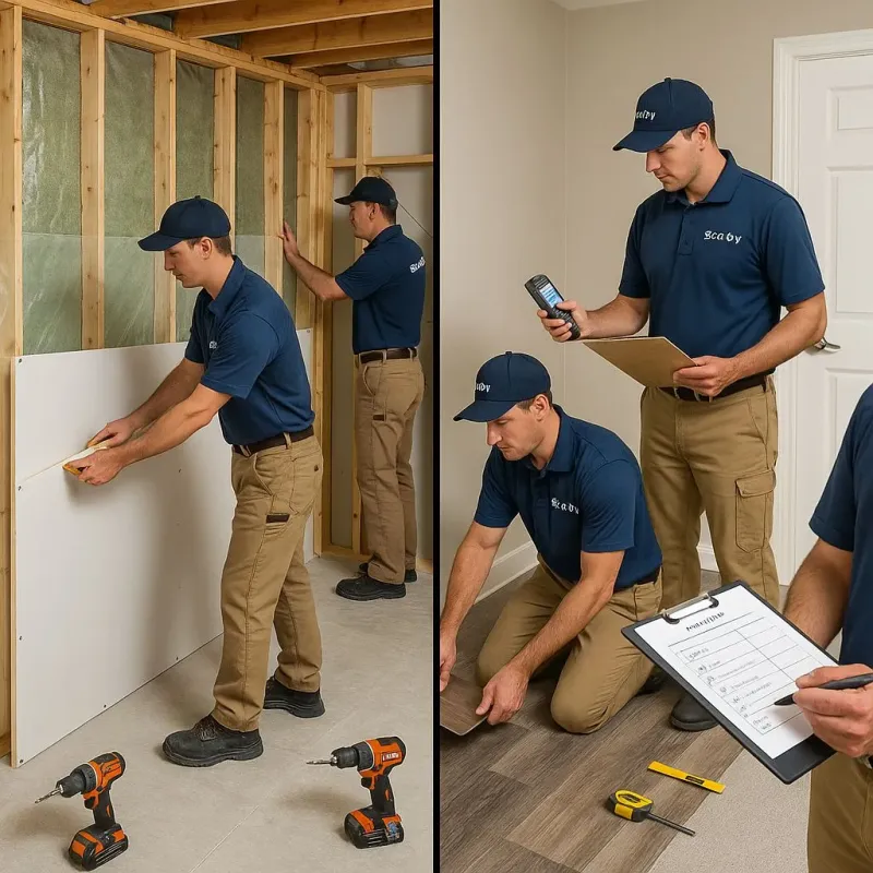Repairs and Reconstruction process in Pistakee Highlands, IL